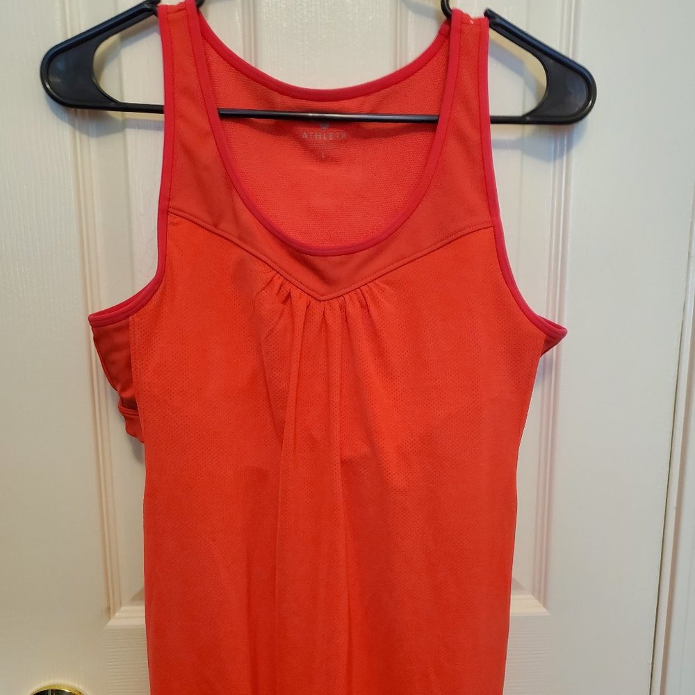 Athleta running/fitness bra tank top sz L
